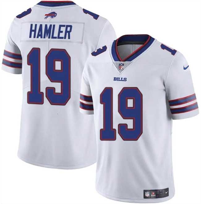 Men & Women & Youth Buffalo Bills #19 KJ Hamler White 2024 Vapor Untouchable Limited Stitched Jersey->buffalo bills->NFL Jersey